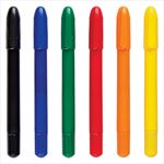 SH453 6-Piece Retractable Crayons In Case With Custom Imprint